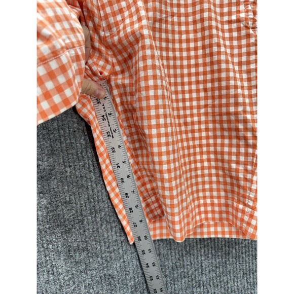 Ralph Lauren Polo Shorts Men’s 34 Orange Gingham Check Cotton Chino Golf NEW - Picture 8 of 9